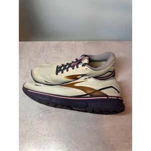Brooks Ghost 15 Women's Running Shoes Beige Pink Blue Size 9 Medium B